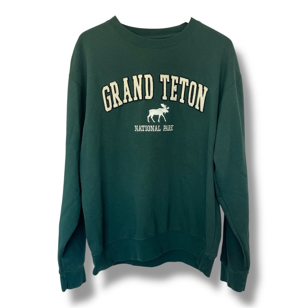Blue 84 Green Crewneck Crew Sweatshirt Men’s Large/Women’s XL